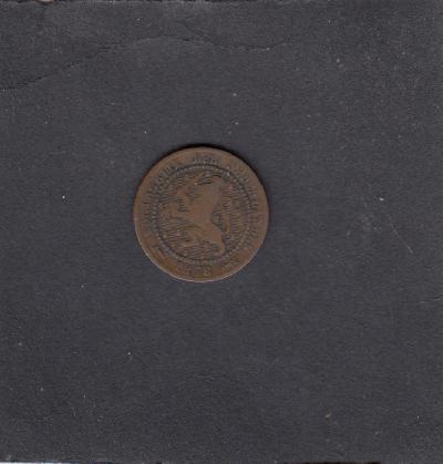 Beschrijving: 1 Cent WILLEM III